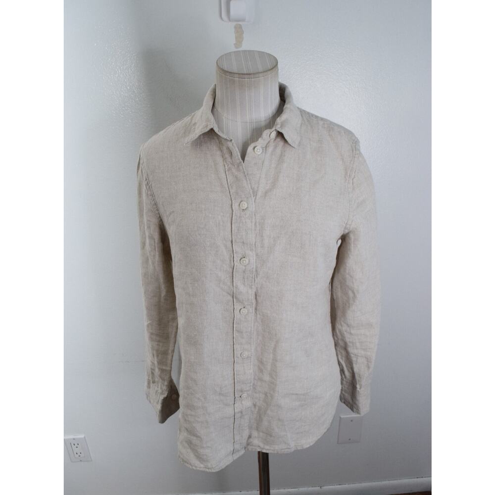 J. Crew Factory Beige Button Down Shirt